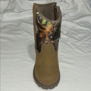 Magellan Outdoors Kids' Tan and Camouflage Boots